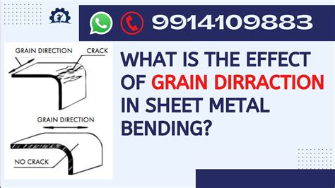 grain bending sheet metal